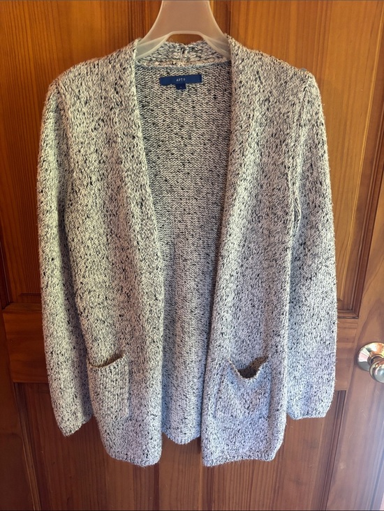 Apt. 9 Sweaters - Apt. 9 Blue Label Black and Cream Knit Top